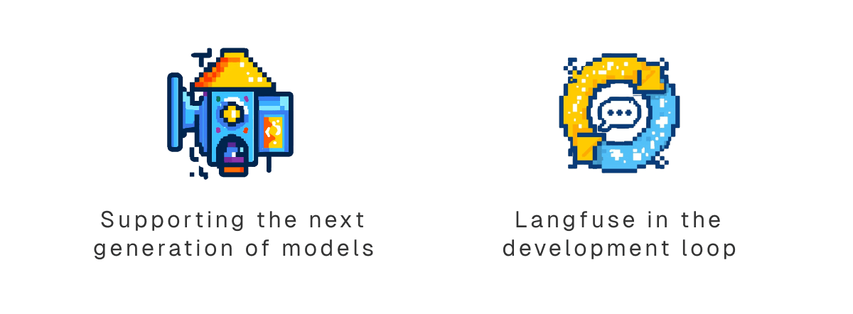 Langfuse Launch Week #2 Theme - Supporting the next generation of models and
Langfuse in the development
loop